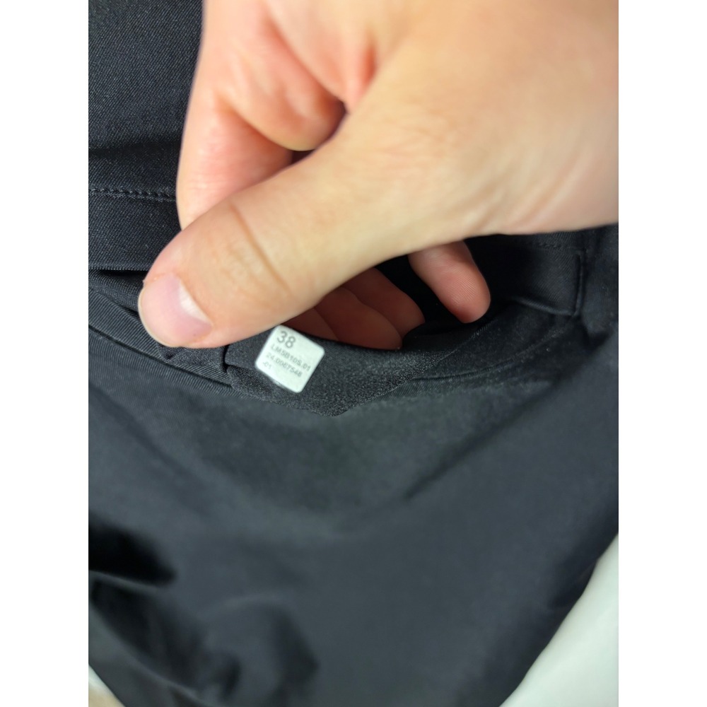 Lululemon ABC Slim-Fit Trouser Smooth Twill Black 38 x 31 LM5B10S - Picture 4 of 5